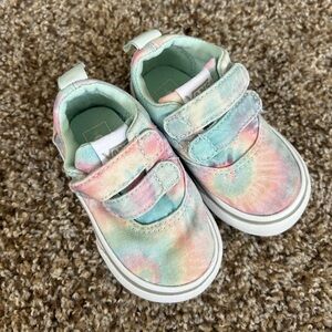 Toddler Rainbow Tie Dye Vans - Size 4